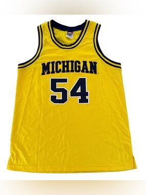 Vintage 90’s Nike Michigan Wolverines #54 Robert Tractor Traylor Jersey Men’s L